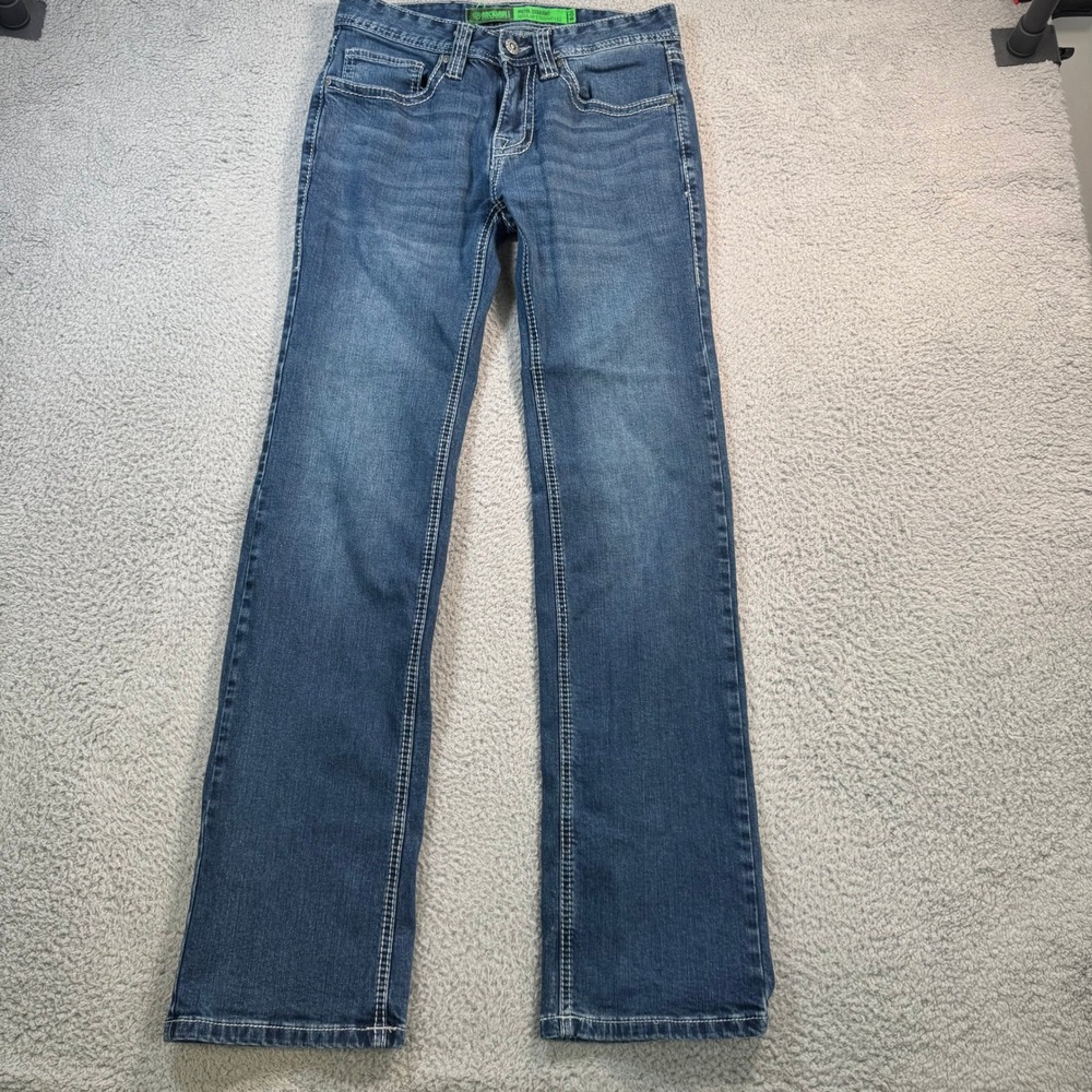 Rock & Roll Denim Pistol Straight Leg Jeans Mens 29x32 Blue Medium Wash Western